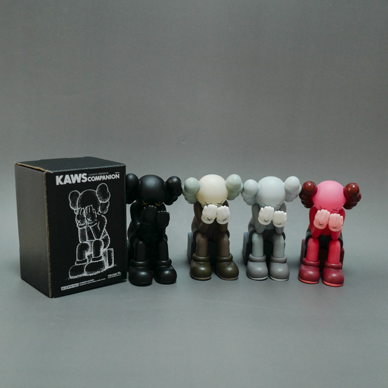 kaws芝麻街公仔客厅高档轻奢潮玩暴力熊桌面摆件手办卡通家居礼物详情21