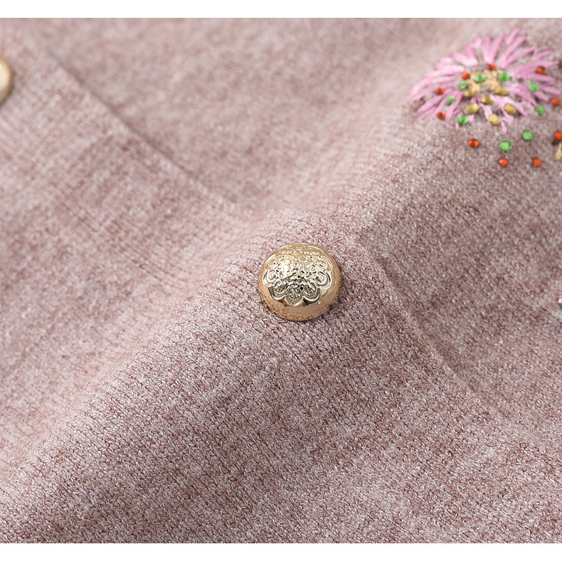 老年人春秋新款针织薄款外套女妈妈春装毛衣老太太开衫奶奶装衣服详情26