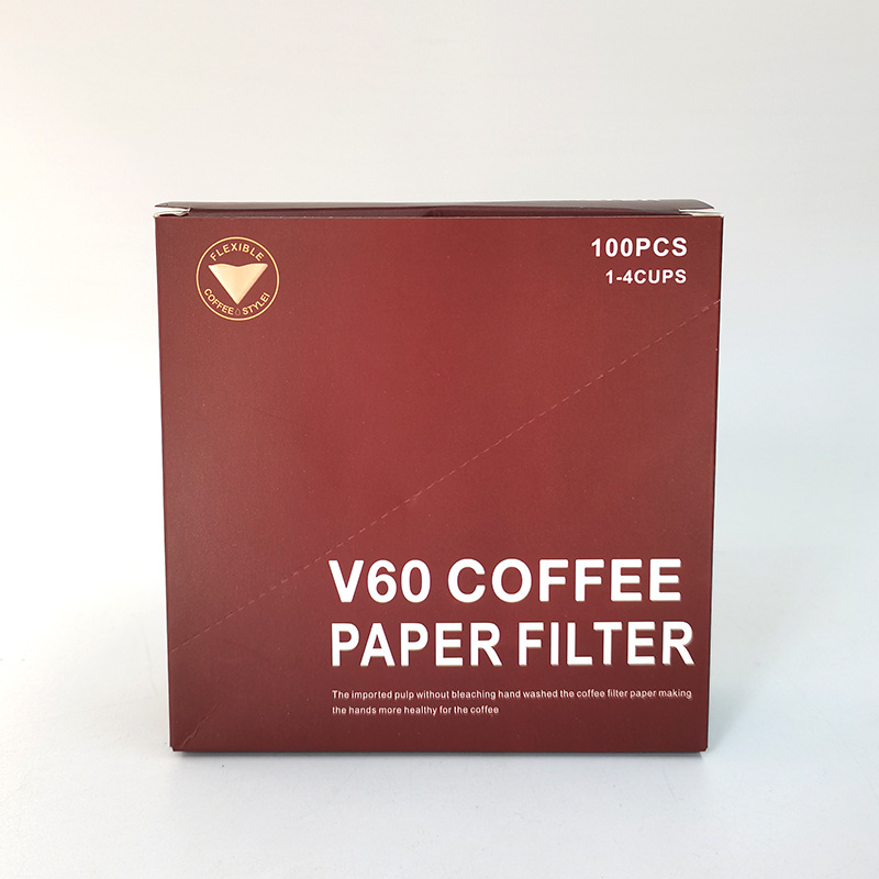 V60 coffee filter paper, V-shaped wood pulp conical filter paper for 1-4 people, hand-brewed coffee filter paper, V02 filter cup, 40 pieces pic 13