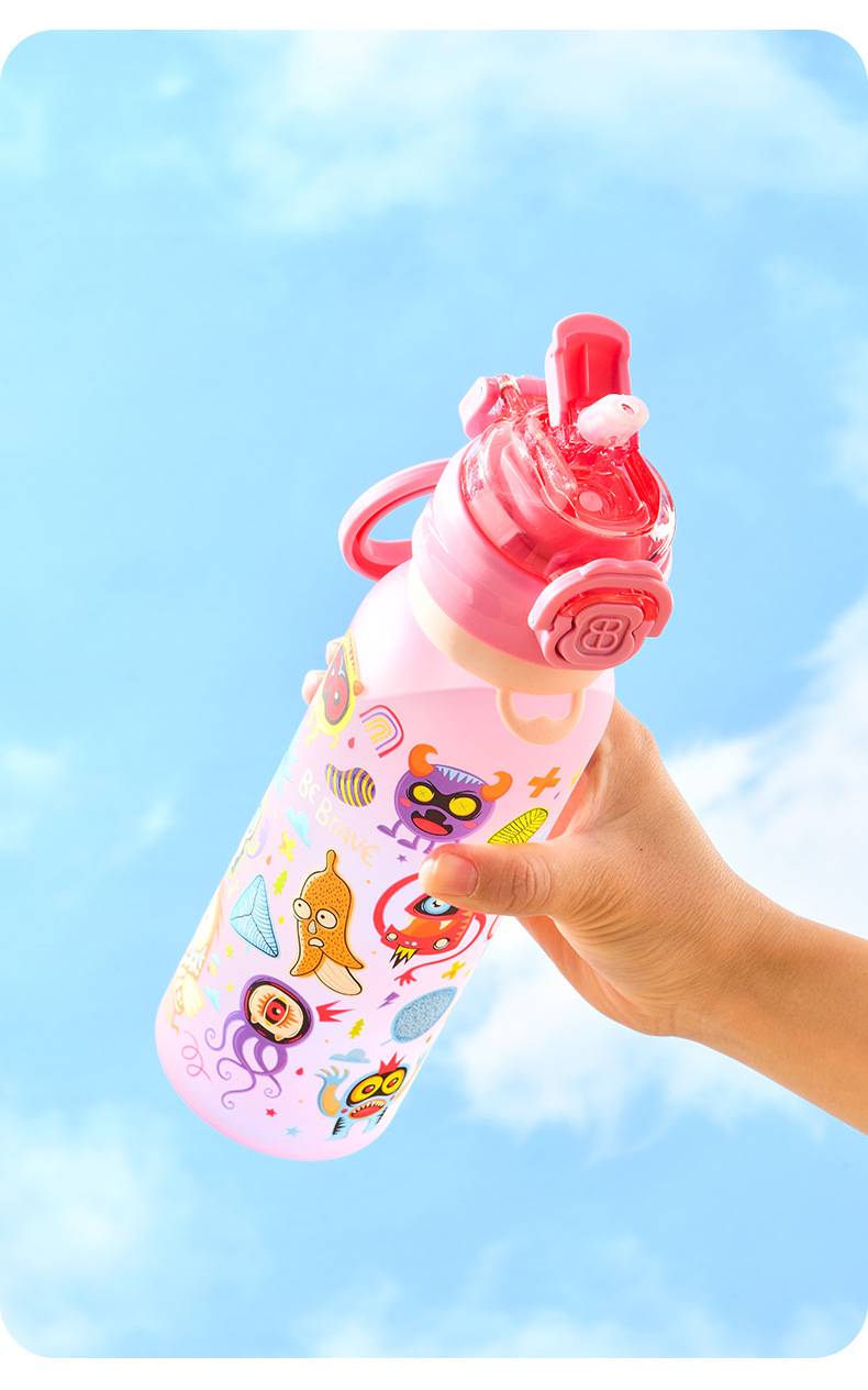 亚马逊希音跨境外贸出口磨砂手提双饮水杯热转印太空杯子男水壶详情12