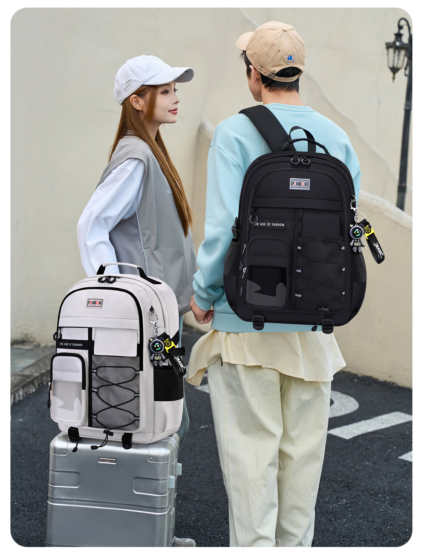 2025 New model of schoolbag for primary and junior high school girls, reducing burden and protecting spine, large capacity for high school girls, ultra-light for boys pic 4