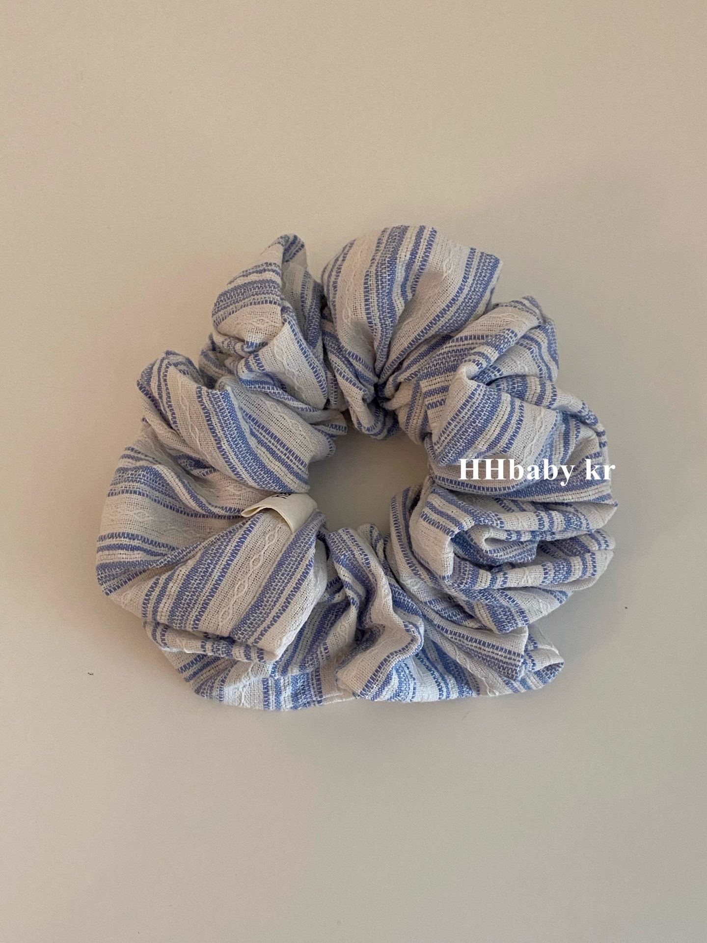 Korean style colorful striped large intestine hair band female Internet celebrity 2025 new summer high-J-look bun hair rope accessory pic 9