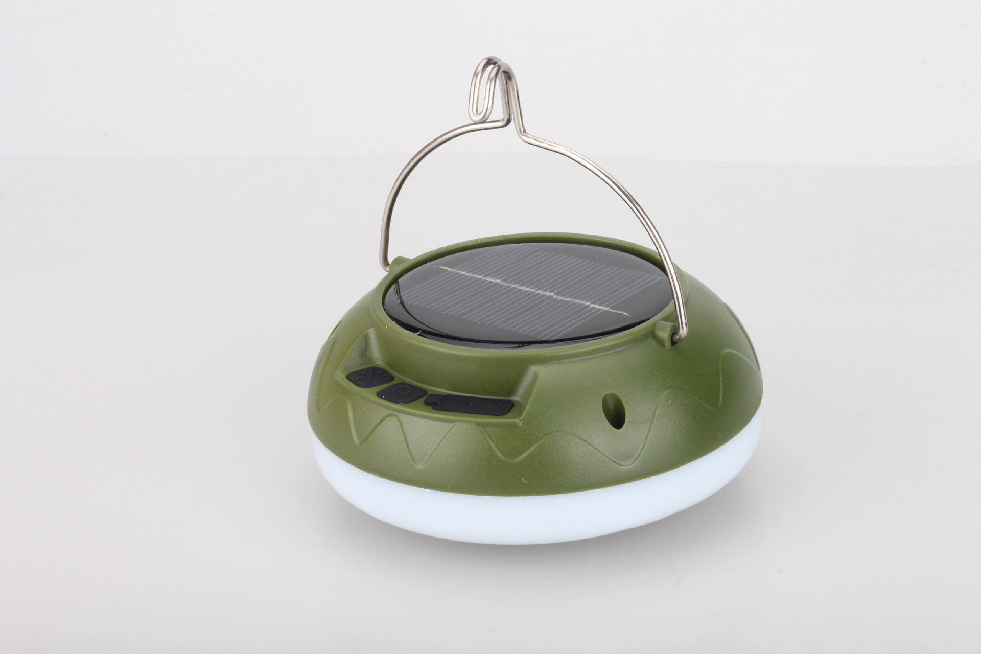 New solar-powered flying saucer lamp, USB rechargeable lithium battery dew lamp, outdoor emergency lighting lamp, night market street stall hanging lamp pic 1