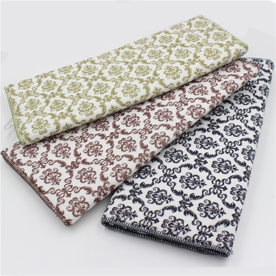 【持嘉】超细纤维印花餐垫干物垫杯垫欧洲花餐垫锅玻璃垫详情4