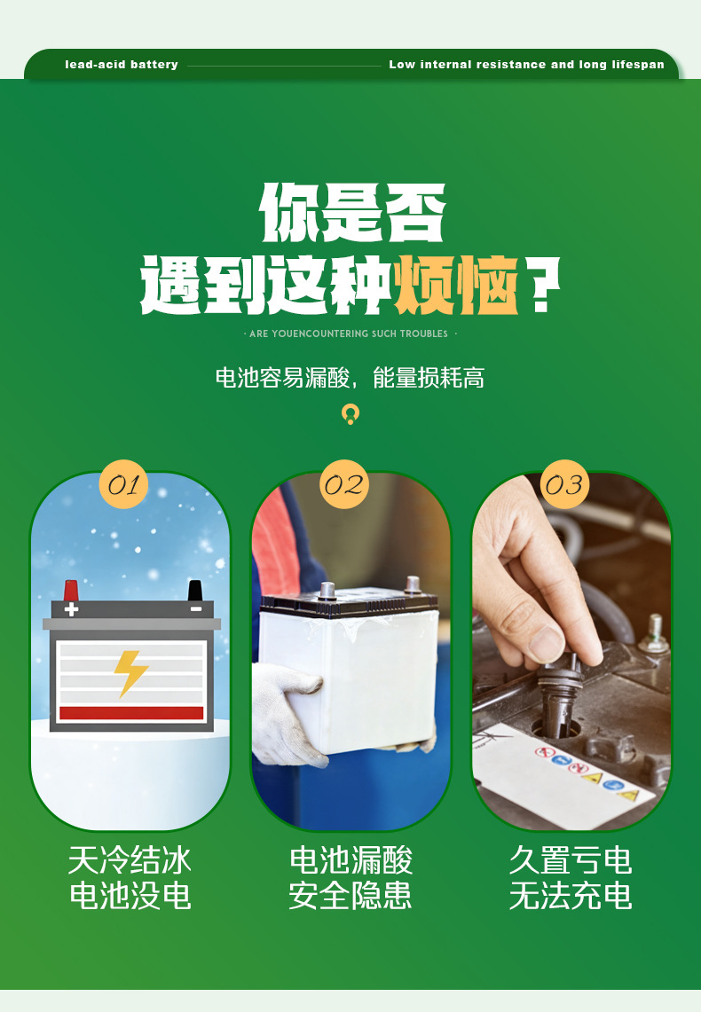 12V户外夜市摆摊电源铅酸蓄电池小功率便携式露营多功能移动电源详情3