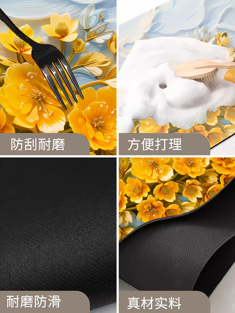 膨胀风3D油画浴室垫家用卫生间进门吸水地垫防滑硅藻泥地垫厕所垫详情9