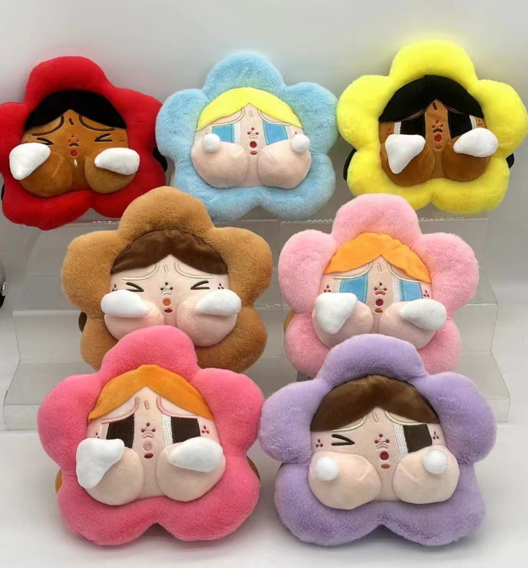 新款变身哭娃公仔crybaby可爱泡泡玛特毛绒玩具挂件玩偶嘟嘟女孩详情7