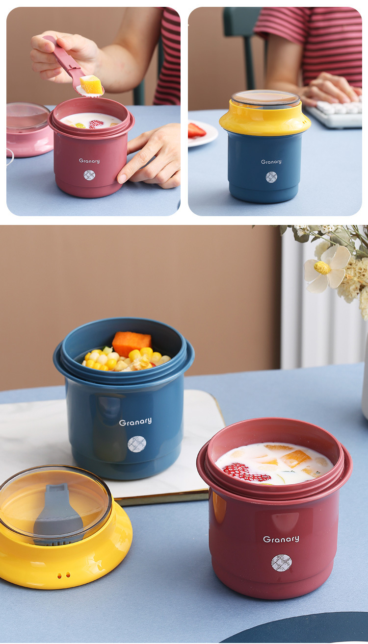 Student sealed leak-proof mini breakfast cup, office worker oat milk insulated soup cup, portable outdoor portable cup pic 16