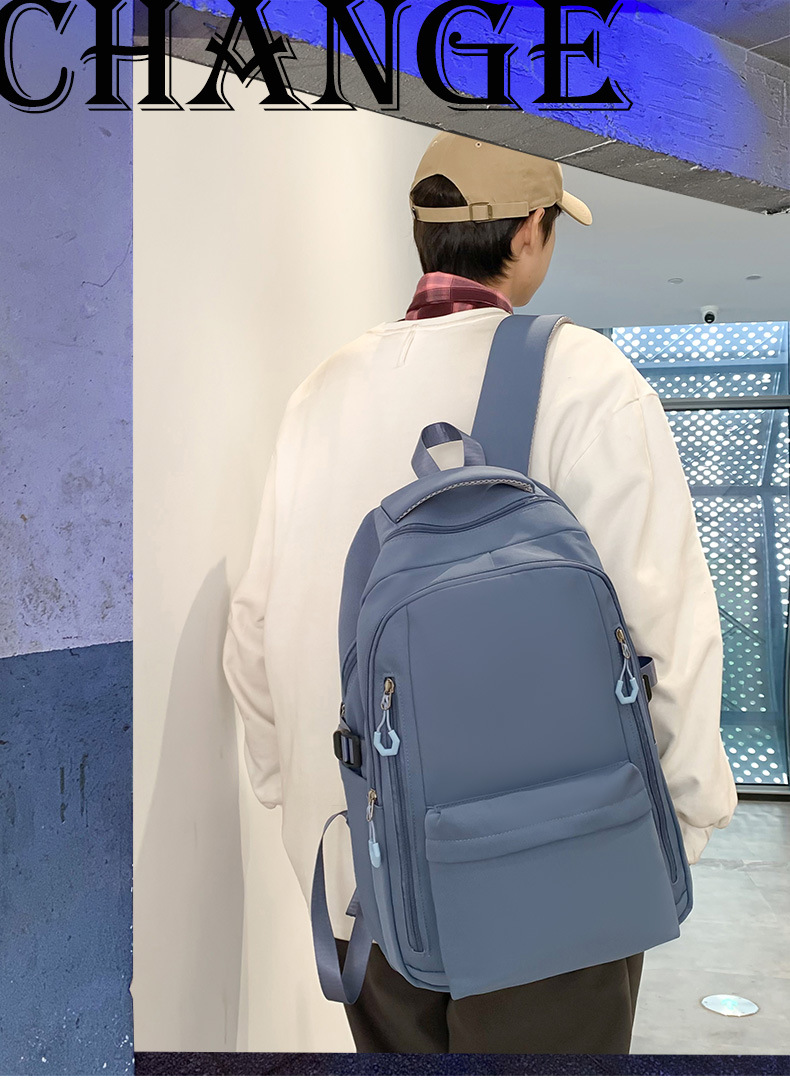 初高中小学生大容量书包可做logo印字批发补课培训班广告儿童书包详情2