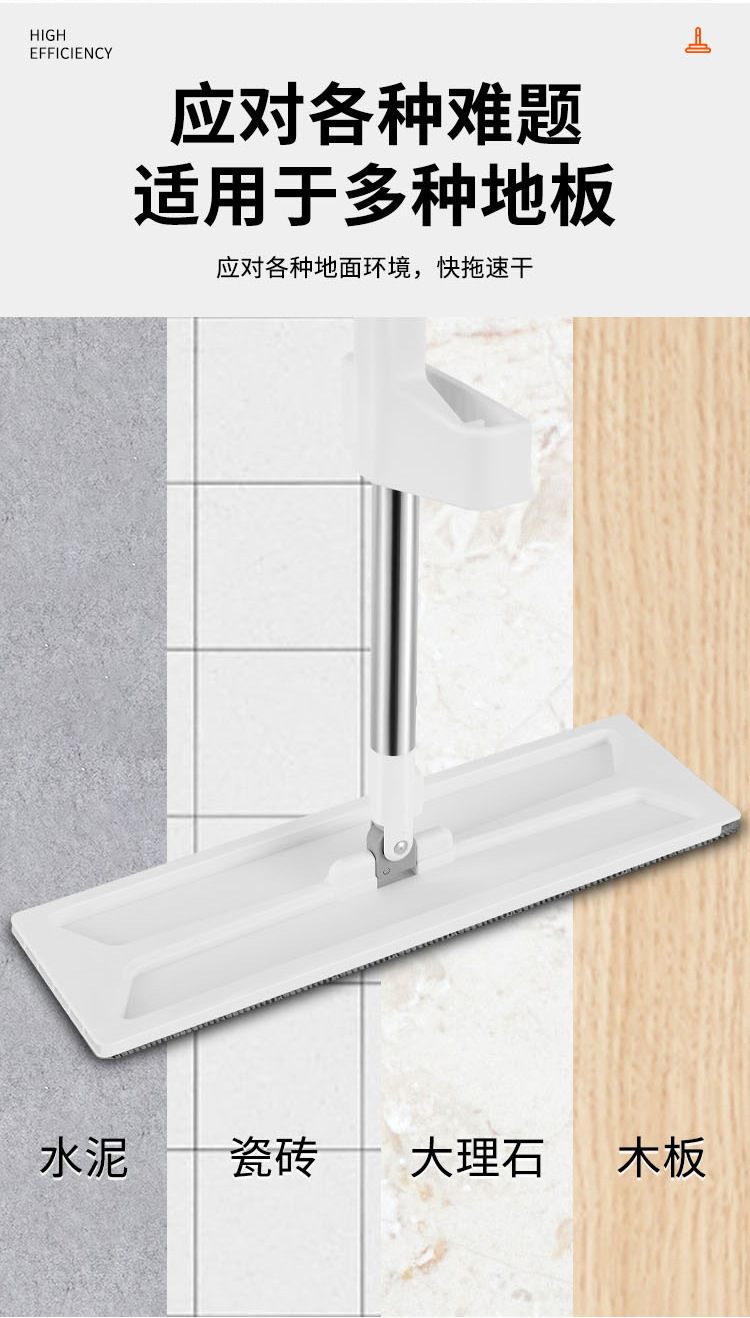 工厂直销免手洗平板拖把干湿两用拖布懒人清洁吸水家用墩布详情48