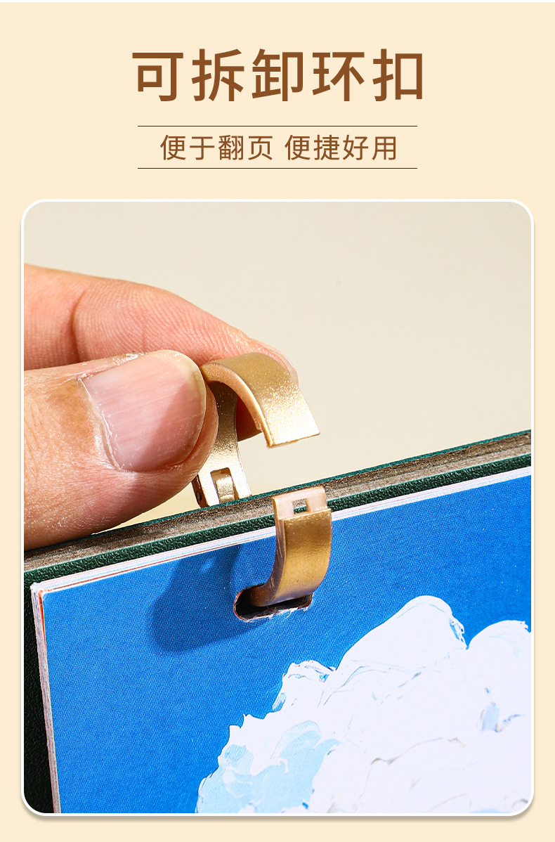 Zhouzhou Calendar 2026 Year of the Horse Chinese Style Leather Pen Holder Desk Calendar Office Note-taking Advertising Desk Calendar Factory Direct Sales pic 11