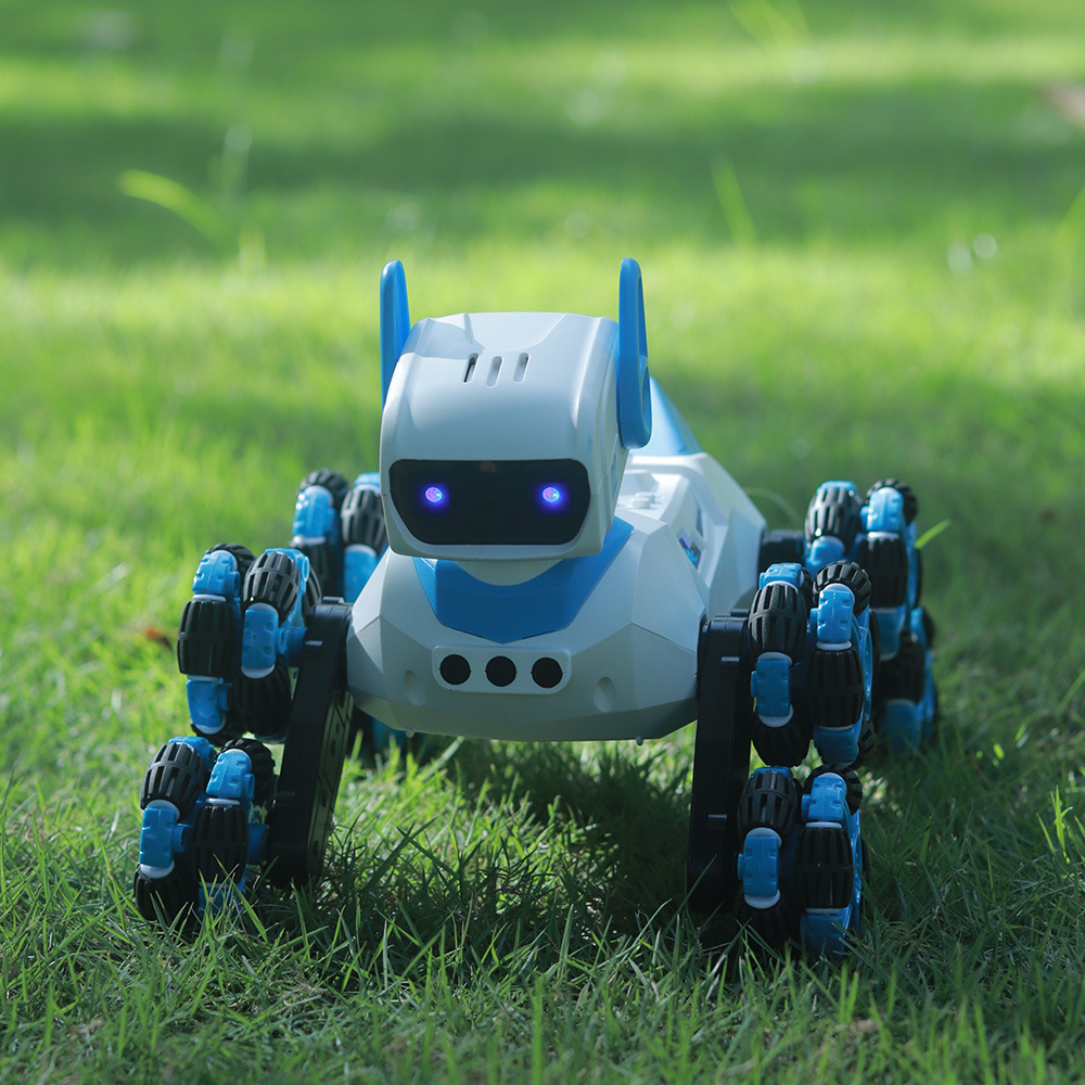 F01八轮特技智能双控机械狗喷雾摇头手势感应儿童玩具智能机器狗详情23