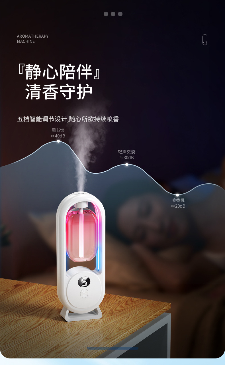 The automatic aroma diffuser, the long-lasting fragrance in the machine room, the air humidifier and freshener, the toilet deodorizer, and the indoor fragrance machine pic 13