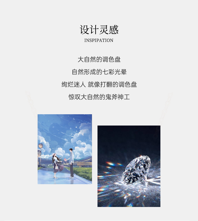s925纯银莫桑石太阳花项链女满钻吊坠轻奢小众设计百搭锁骨链批发详情3