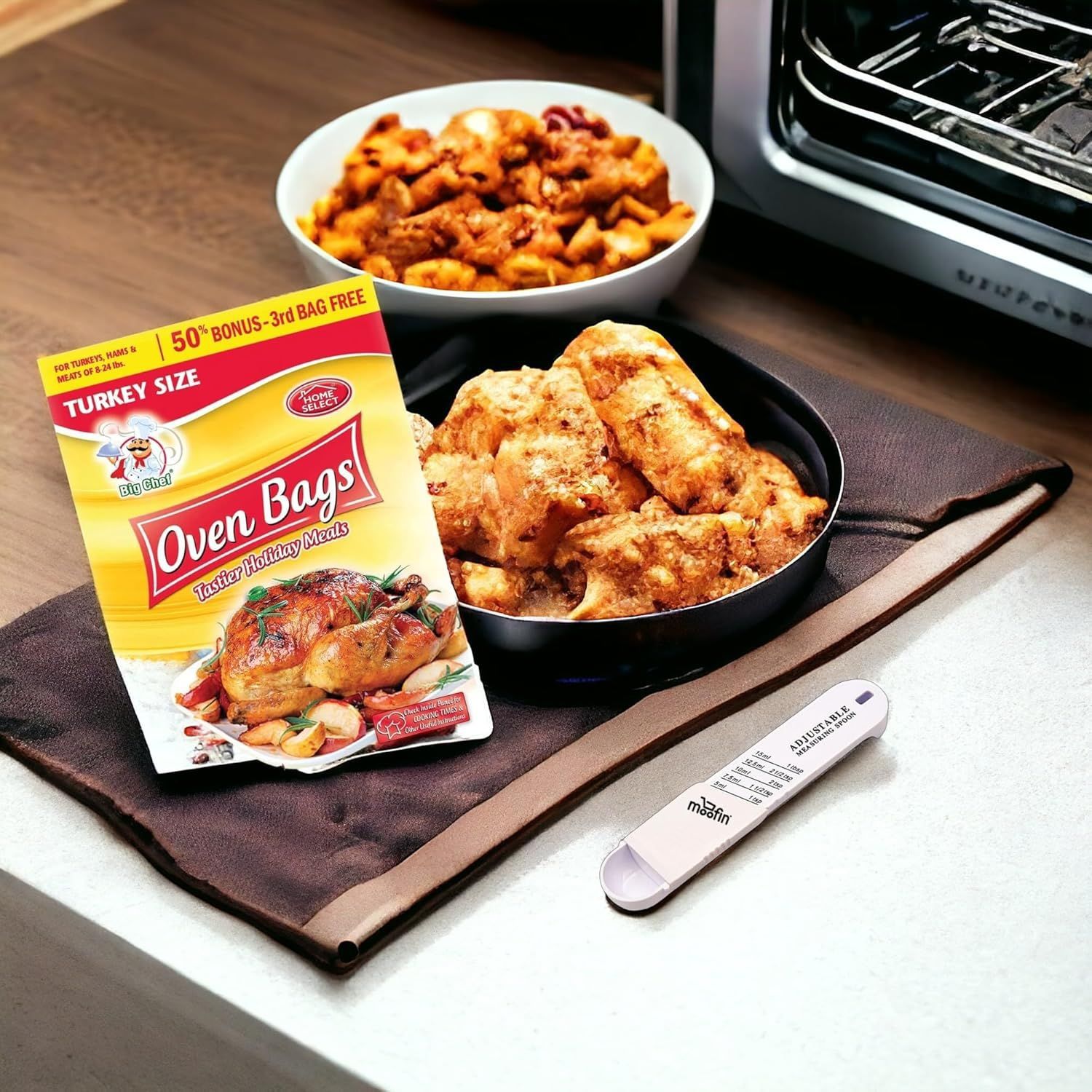 PET烤箱袋耐高温食品烤鸡袋烤面包食品袋厂家Roast chicken bag详情5