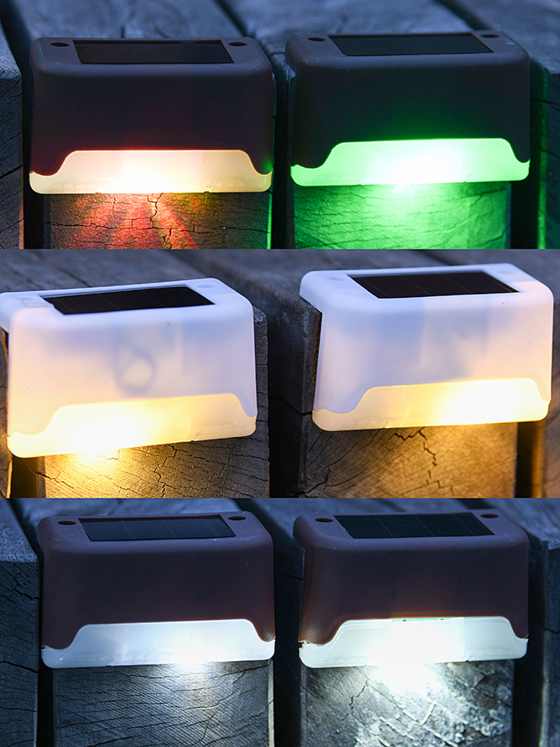 Solar lamps, step lamps, fence lamps, railing lamps, staircase lamps, outdoor LED step lamps, courtyard decorative wall lamps pic 10