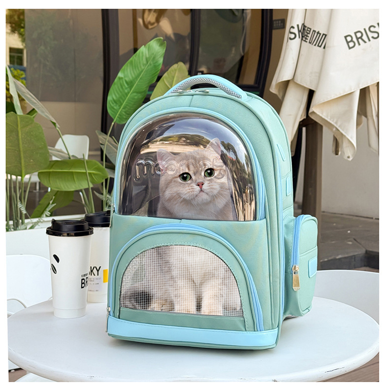 Factory direct supply cat bags and pet bags: Porous, breathable, portable, with large capacity for both shoulders and one shoulder to carry pic 25