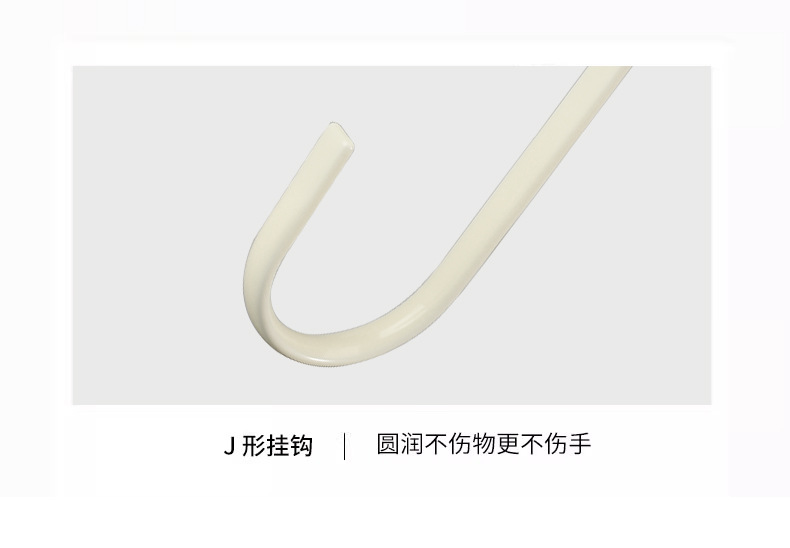 跨境免打孔门后钩浸塑挂钩无痕背式收纳挂衣钩厨房卫生间金属钩子详情5