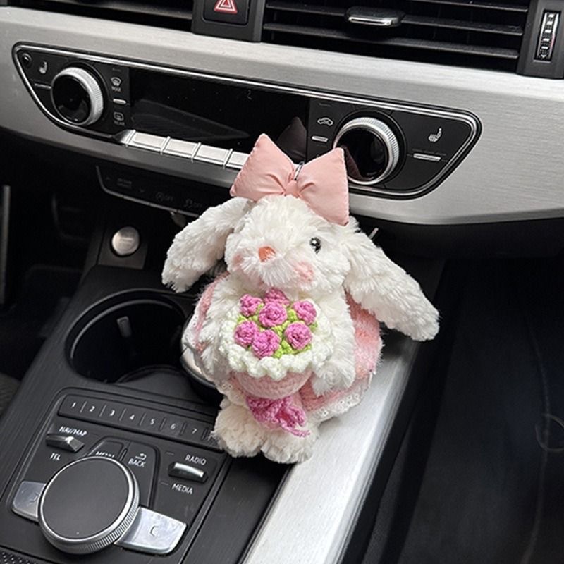 垂耳兔毛绒玩具钥匙扣挂件兔子情侣书包小挂饰生日礼物娃娃机公仔详情17