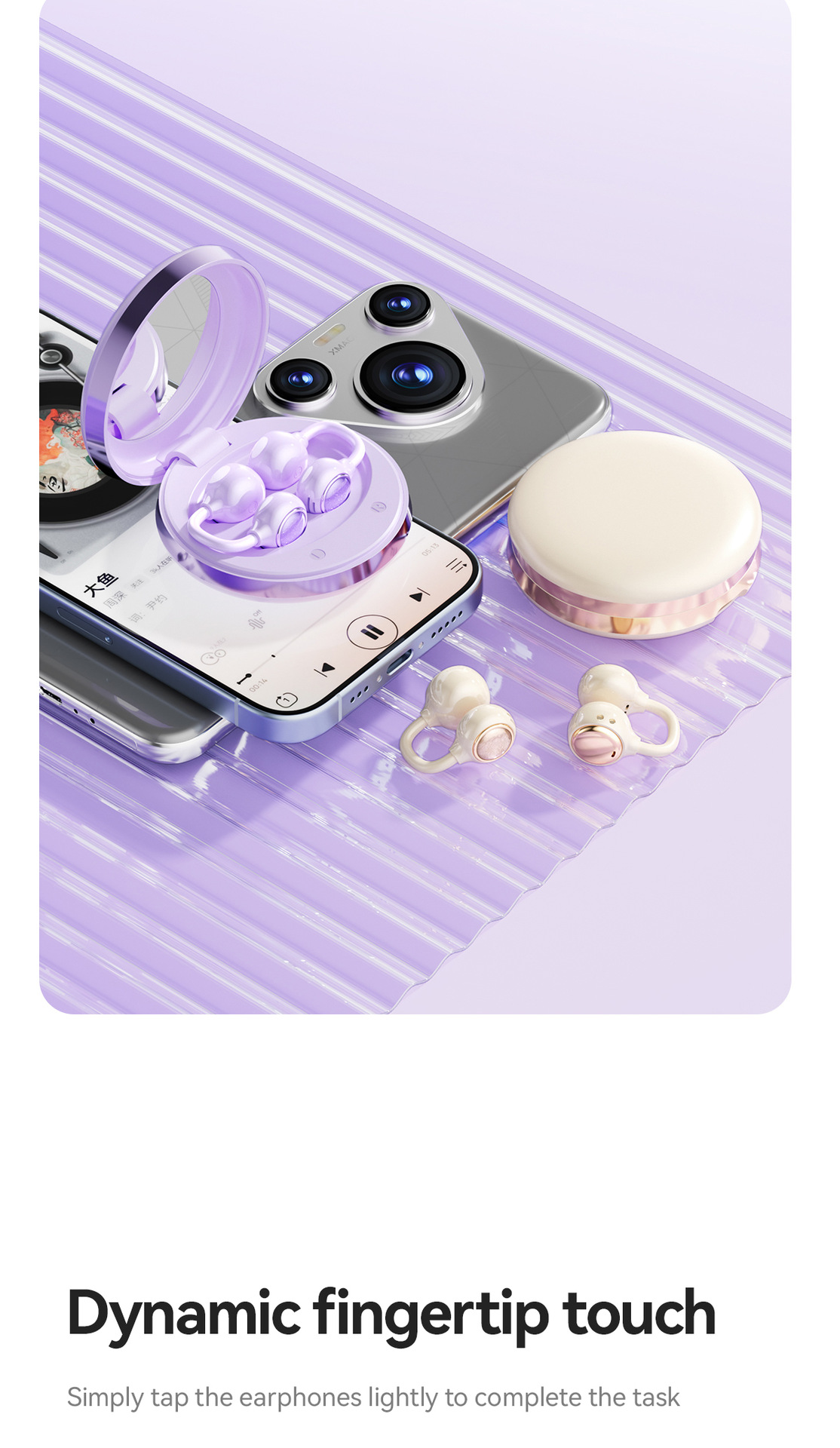 Nueva llegada M181 tipo de clip de oído crossover OWS bola abierta clip de oído auriculares bluetooth segundo cambio maquillaje espejo auriculares inalámbricos pic 21