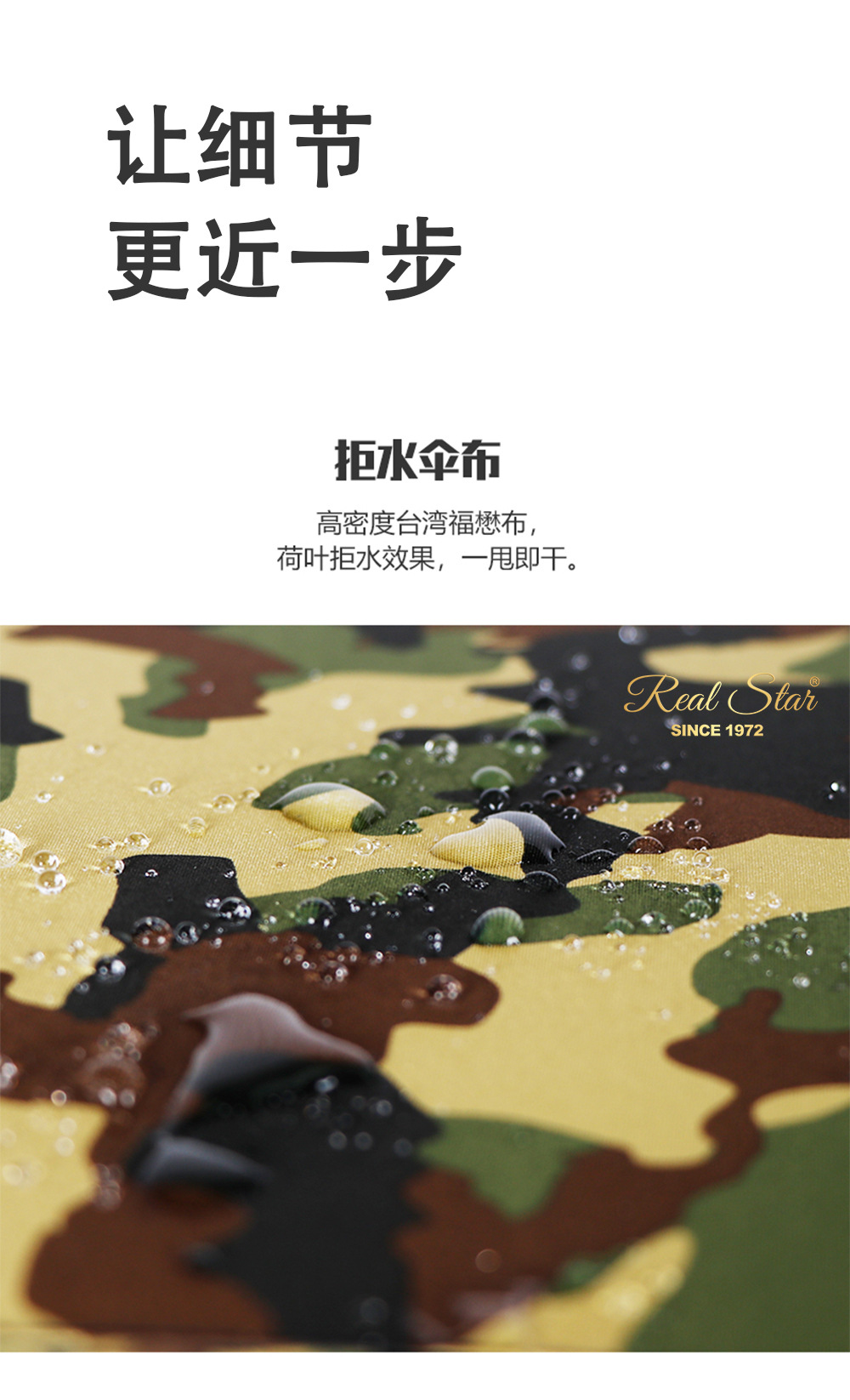 【欧美出口】男士商务直柄伞16骨25吋长雨伞迷彩印花加大伞面碰击详情9