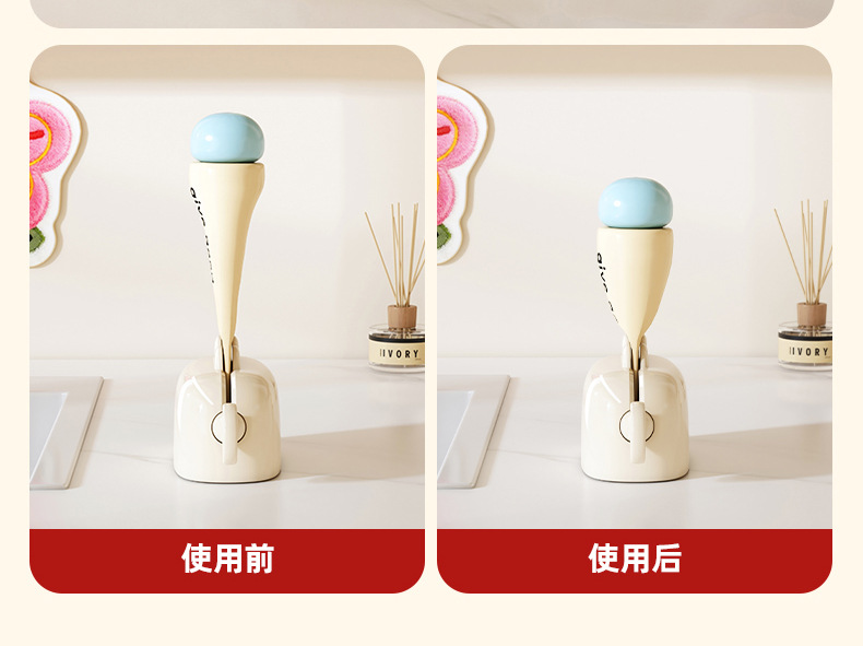 磁吸挤牙膏器家用壁挂式牙膏夹洗面奶壁挂夹牙膏置物架挤牙膏神器详情6