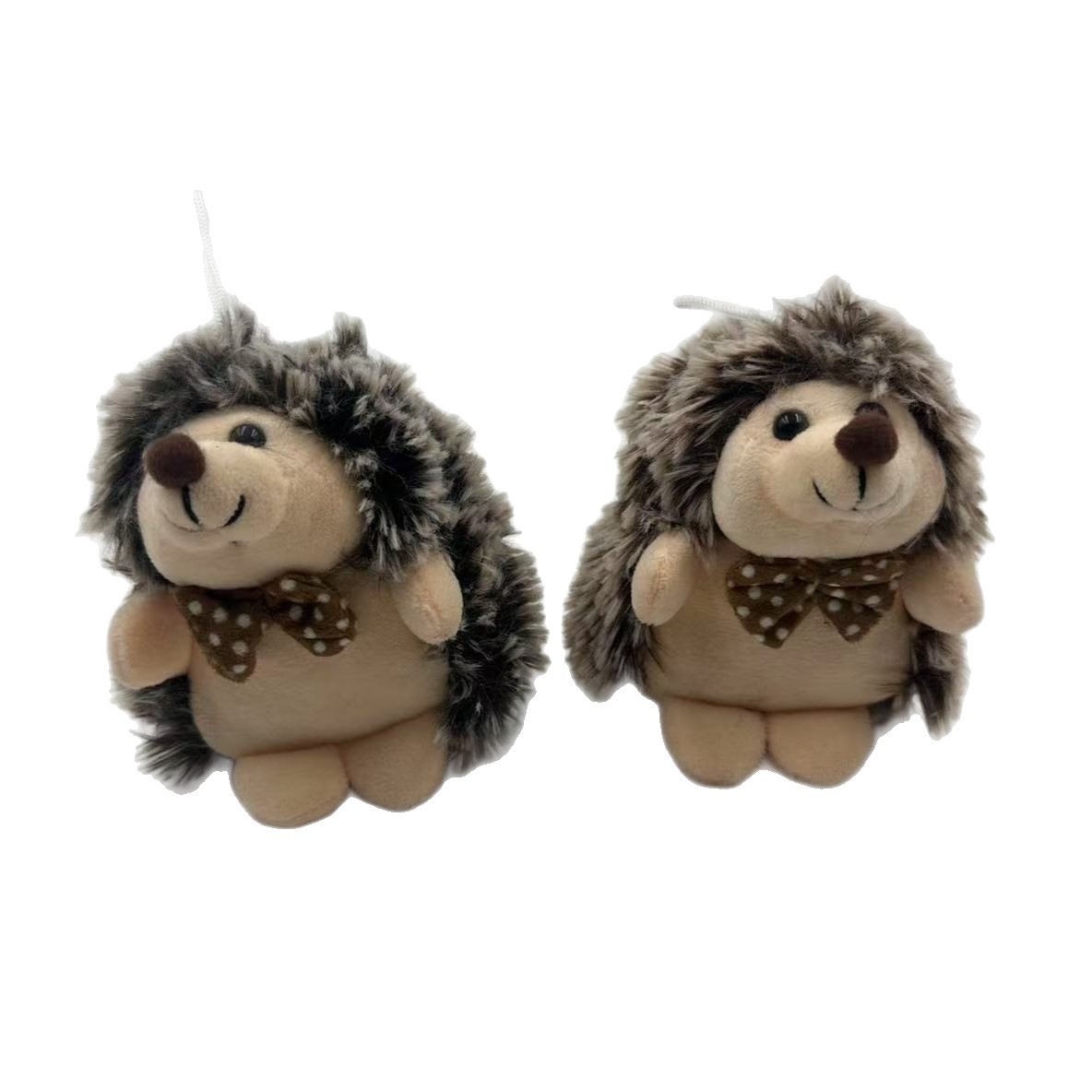 创意毛绒小刺猬钥匙扣书包挂件衣服配饰旅游纪念品毛绒玩偶公仔娃娃详情6