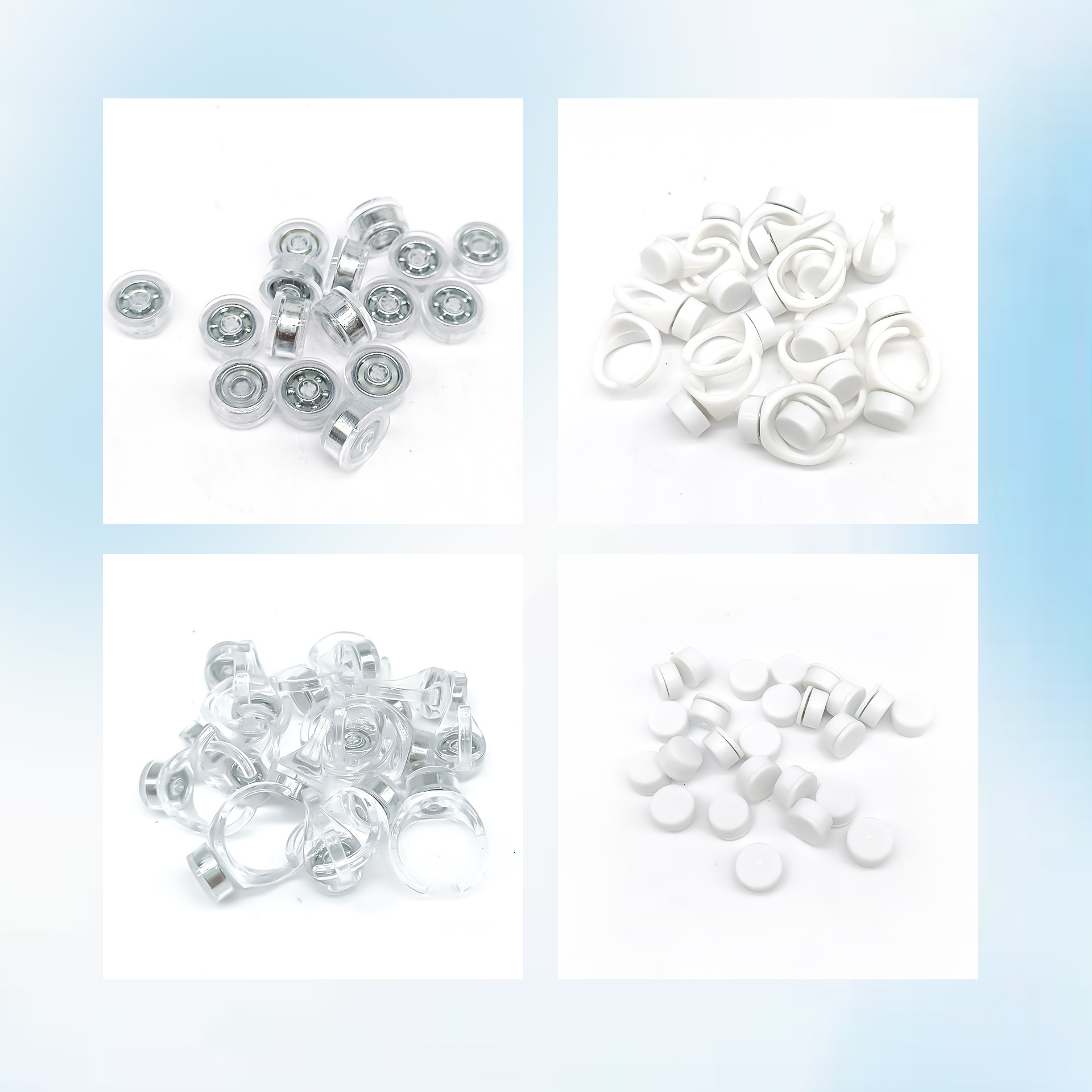 迷你旋转轴承手工diy发夹戒指戒托微型旋转轴承底座饰品配件批发详情5