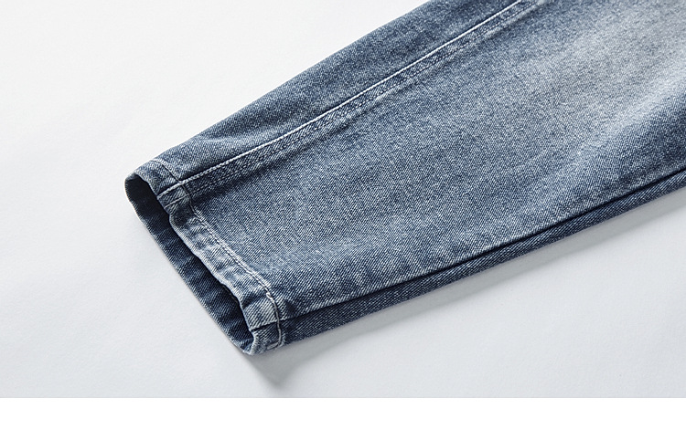 多多家男童牛仔裤2025秋季柔挺有型百搭质感儿童宽松复古休闲长裤详情35