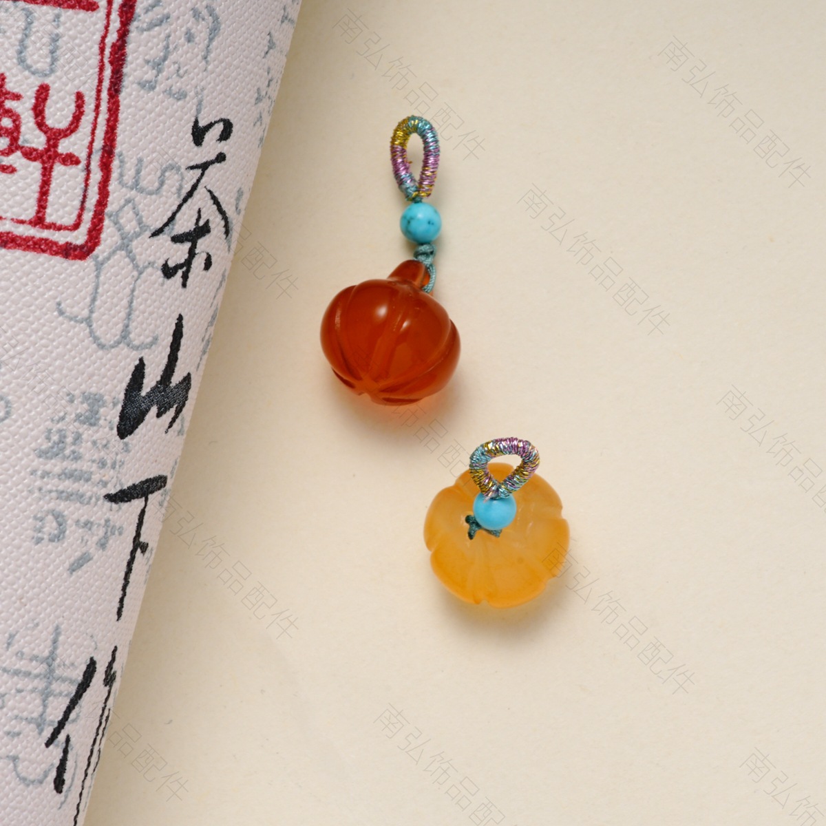 Bodhi small slipper, flower lotus pod, tulip, small flower pendant, bracelet, necklace, lily of the valley, diy accessory pic 2