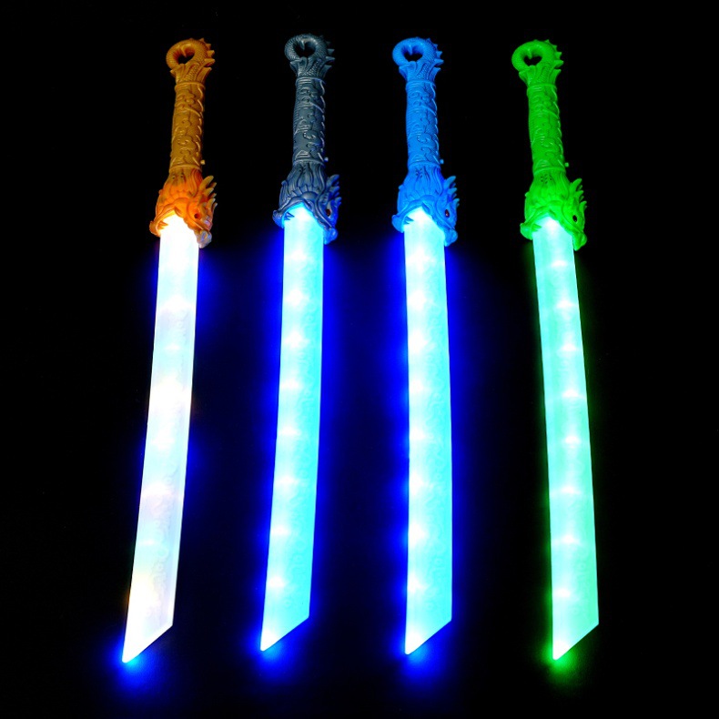 发光刀剑激光剑龙虎刀玩具金箍棒发光棒闪光棒男孩子加长刀剑网红详情4