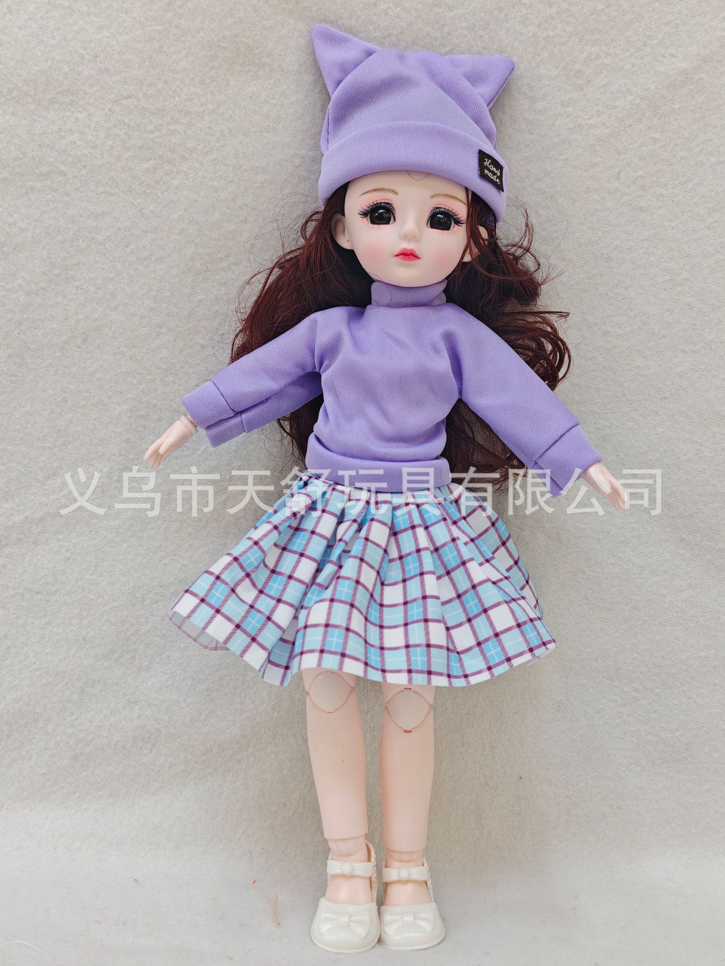 新款30厘米关节娃娃换装衣服休闲套装萝莉娃衣关节可动任意造型摆件详情7
