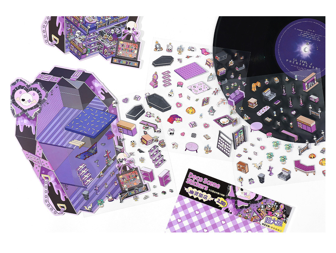 墨言Infeel.Me白卡造景贴纸今日营业中第十四弹微缩立体国潮趣味详情22