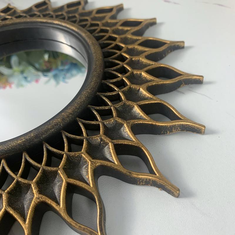 European-style sunglasses, wall-mounted mirrors, living room, bathroom, dining room, home decoration and arrangement, entrance hall, wall decoration mirrors pic 6