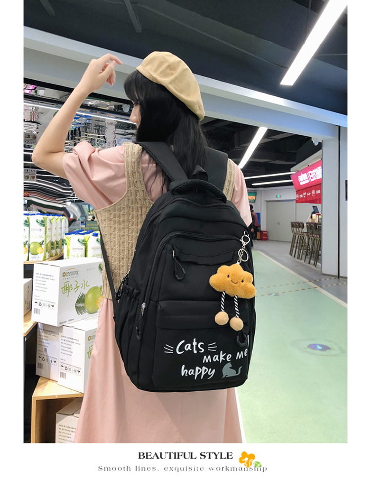 书包女小学生三到六年级轻便减负大容量双肩包新款初中高中生背包详情10