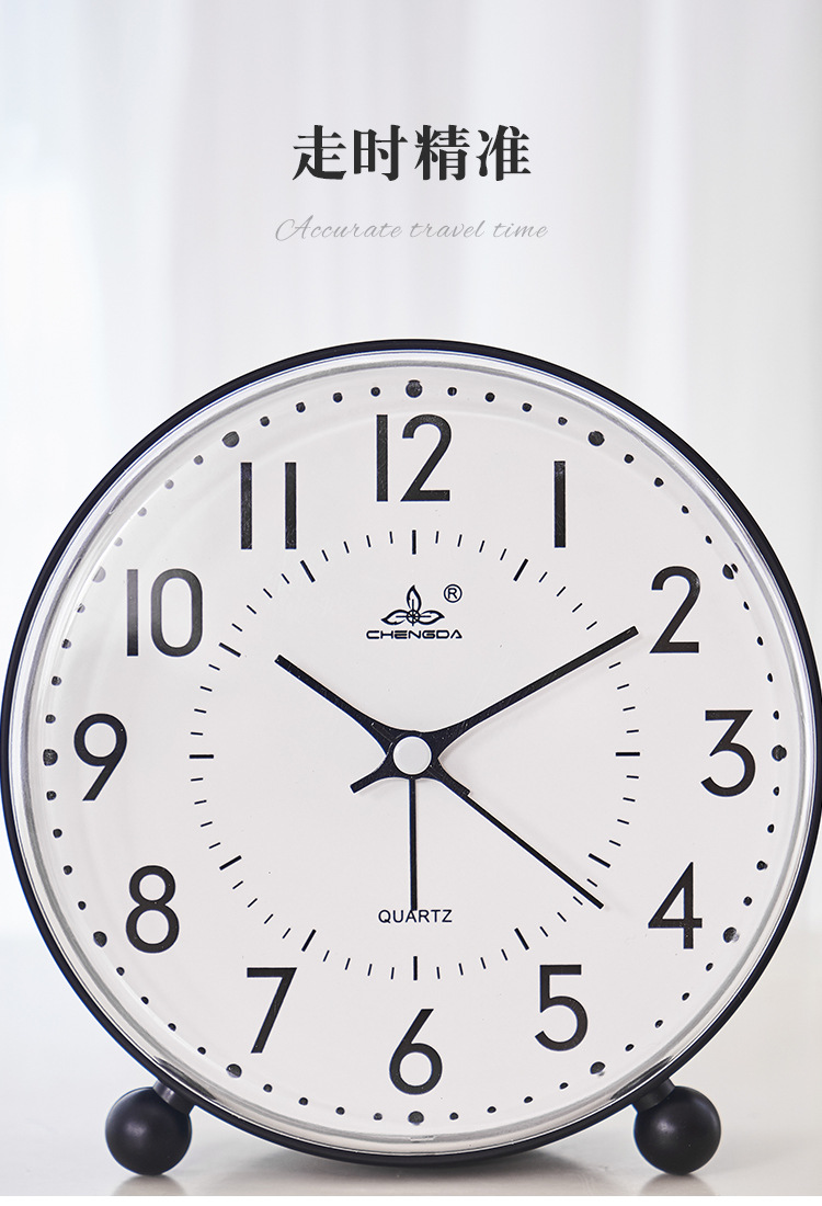 简约台式钟大尺寸数字钟表桌面学生闹钟A319-A320详情7