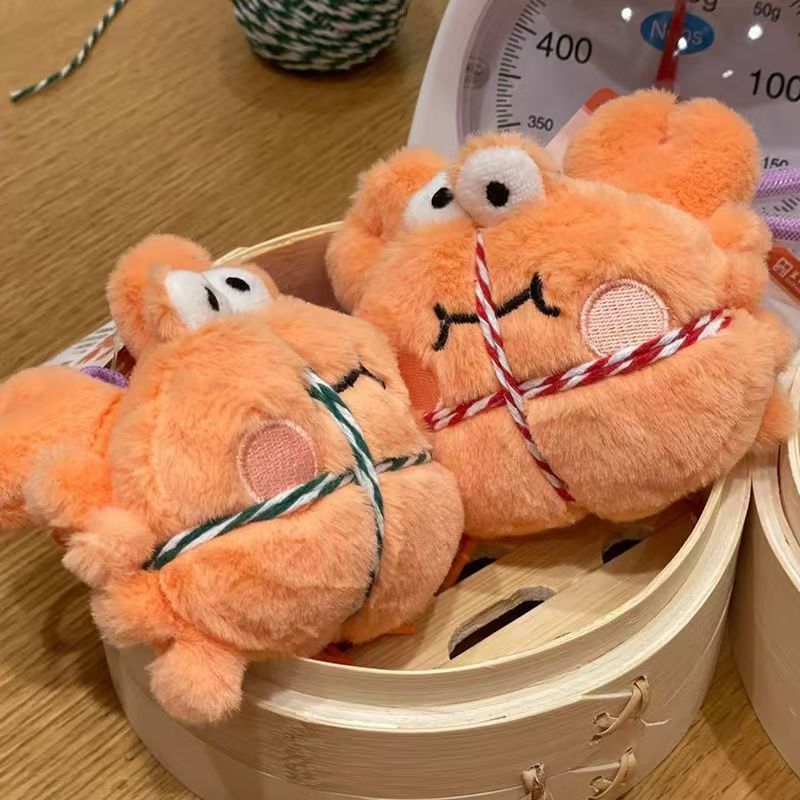 Suzhou Yangcheng Lake Hairy Crab plush Pendant 2025 New Style Creative Doll Bag Key Pendant pic 3