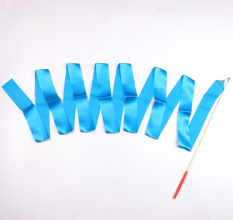 体操彩带4米3米2米彩带七彩跳舞彩带艺术体操运动健身彩带飘带现详情10