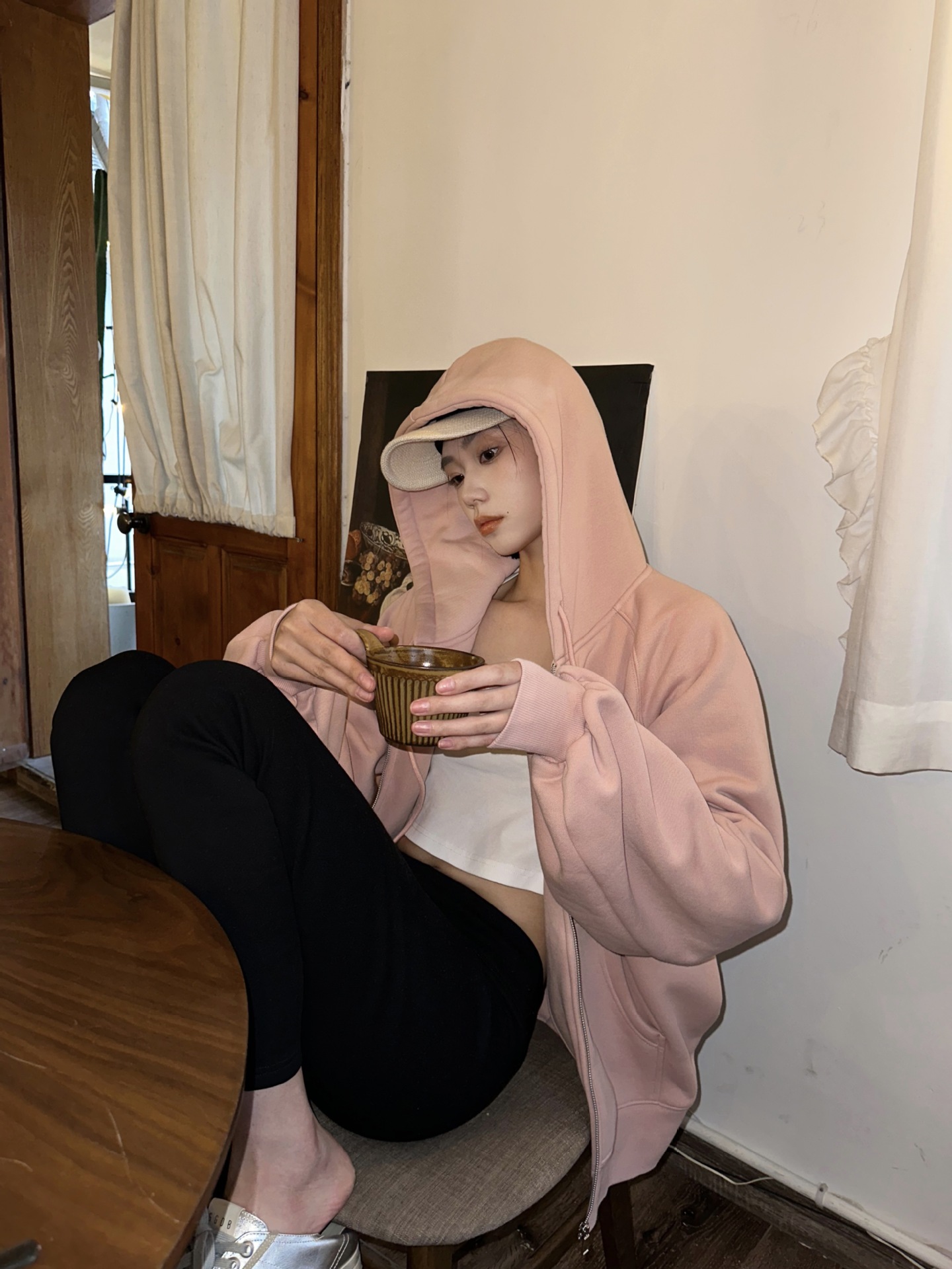 鸿衫重磅卫衣女高级感欧版卫衣开衫春秋宽松显瘦情侣连帽卫衣外套详情42