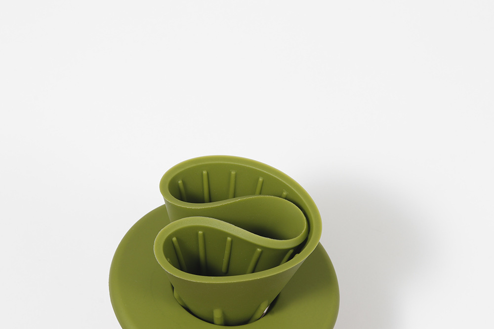 Food-grade silicone outdoor portable coffee filter cup, household drip filter, hand-brewed coffee filter cup pic 11