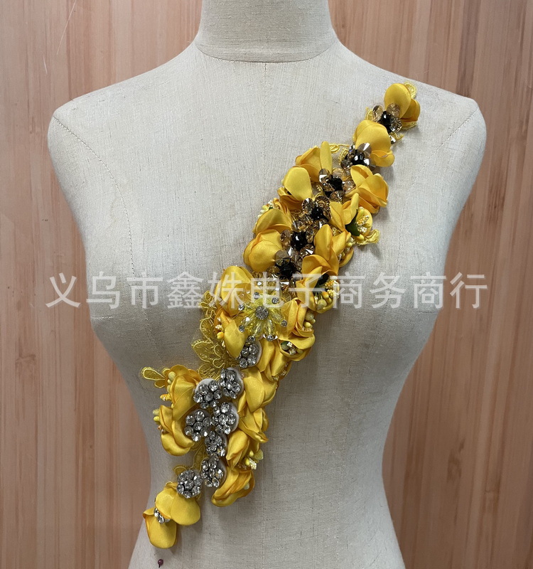 批发手工DIY水钻烫钻组合粘花服装辅料详情3