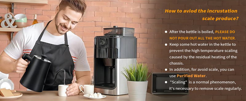 Gooseneck Kettle crossover e-commerce 2025 smart thermostat boca fina hervidor eléctrico cafetera tetera de cuello de cisne pic 11