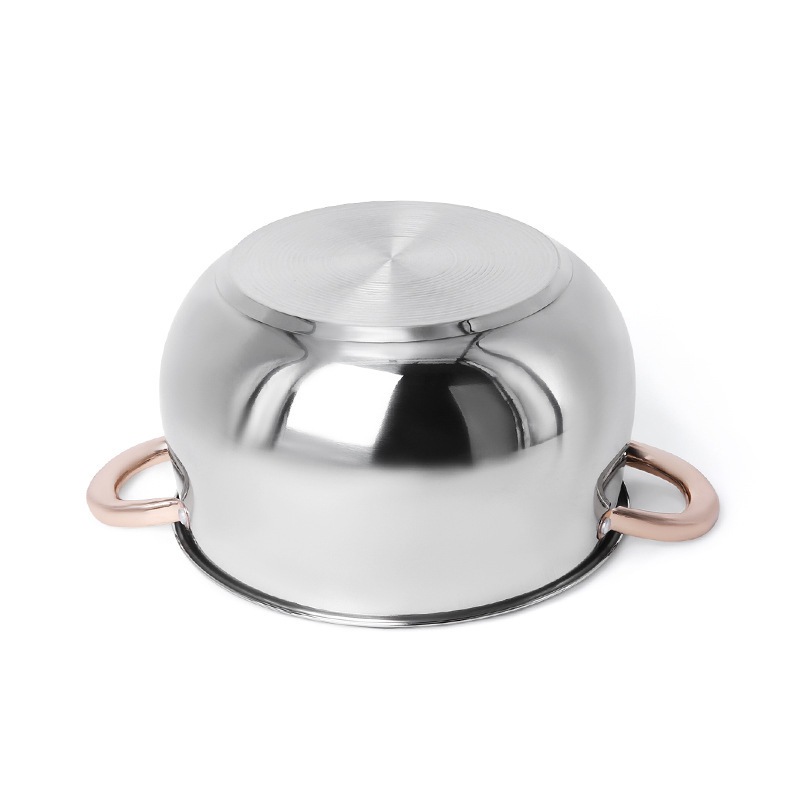 C&E Creative Kitchenware and Pot Set: Soup pot, hot pot, steamer, milk pot, uncoated frying and stir-frying pot, kitchen and household use pic 10