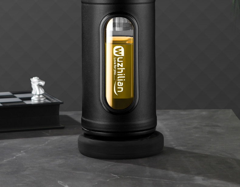 大容量防摔玻璃杯耐高温塑玻杯茶水分离户外便携运动水壶吸管两用详情16