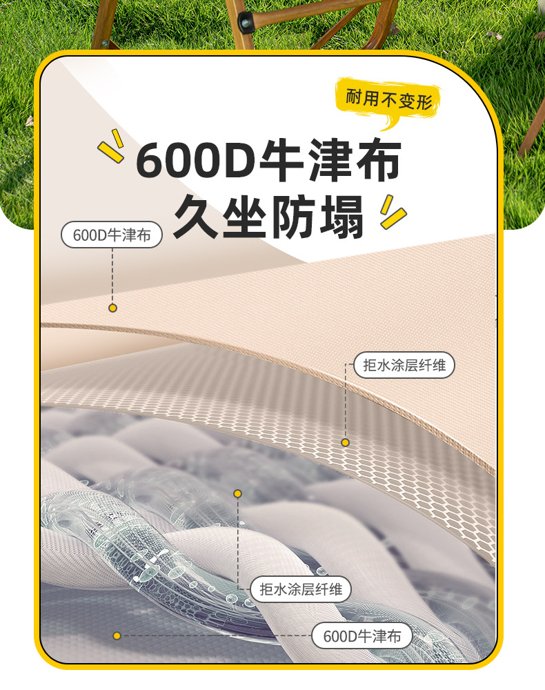 克米特椅子户外折叠椅露营野餐桌子钓鱼休闲便携椅子超轻铝合金凳详情14