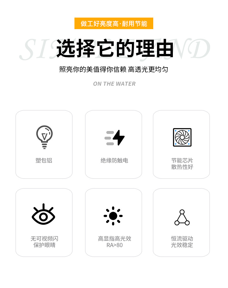批发LED灯泡柱形超亮螺口e27E14b22家用节能白光暖白光源照明灯详情2