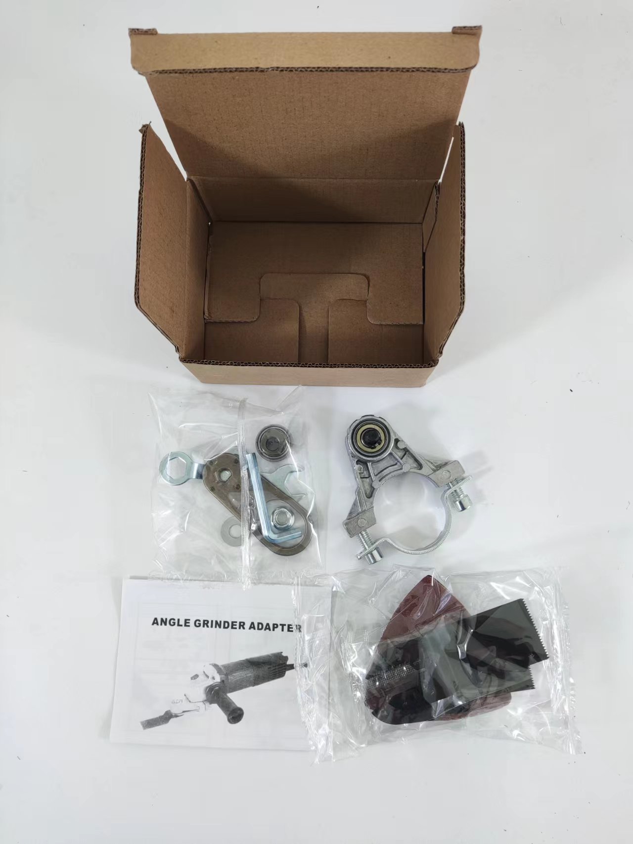 Angle grinder, Universal Treasure Angle grinder, Universal Treasure adapter, electric edge trimming machine, square opening woodworking tools collection pic 7