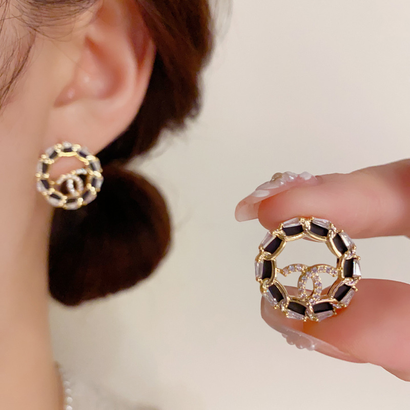 简约经典耳钉推荐100款百搭时尚925银针耳环锆石珍珠几何耳饰批发详情32