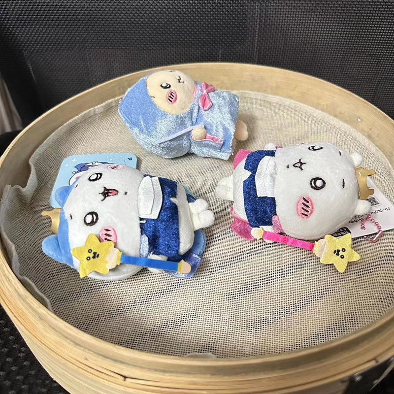 Chiikawa王子魔法师小八吉伊卡哇乌萨奇毛绒公仔挂件饰品玩偶包包挂饰毛绒玩具布艺公仔礼物详情2