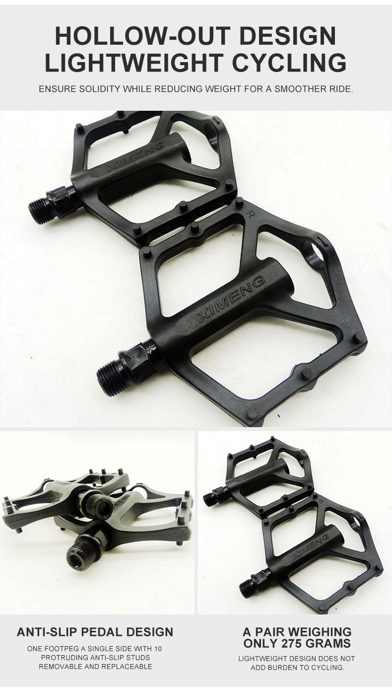 The cross-border best-selling Ximeng M26 mountain bike road bike with nylon pedals and ultra-light DU thin pedals pic 12